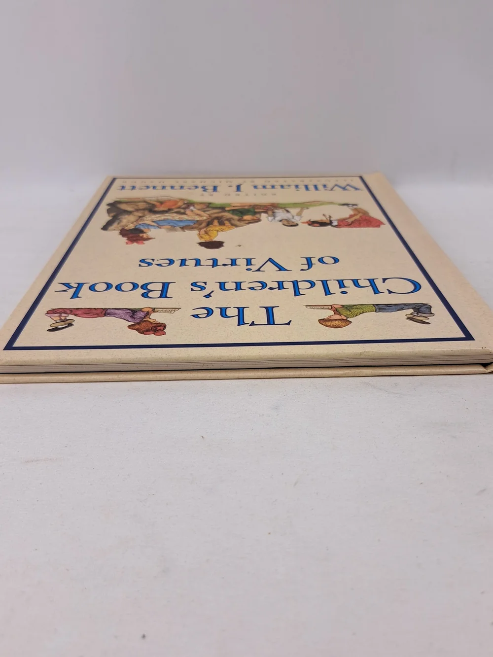 The Children's Book of Virtues by - William J. Bennett Cream Cover